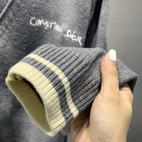 ギフトに最適♪ディオール カーディガン 偽物♪刺繍ロゴ deg65960